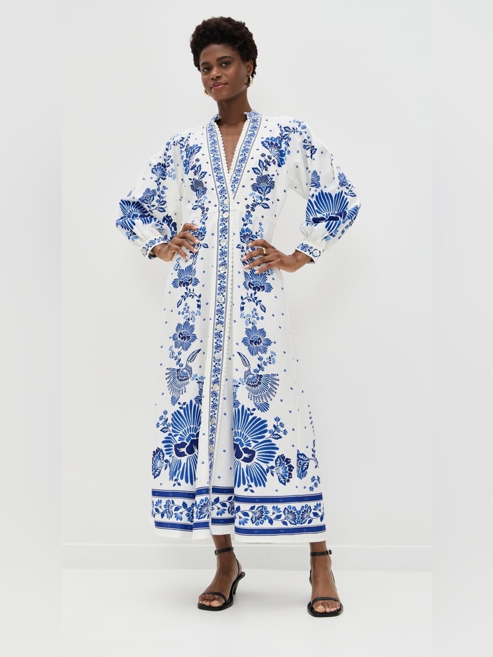 FARM Rio Women's Exclusive Dress, Forest Soul Off-White, XS